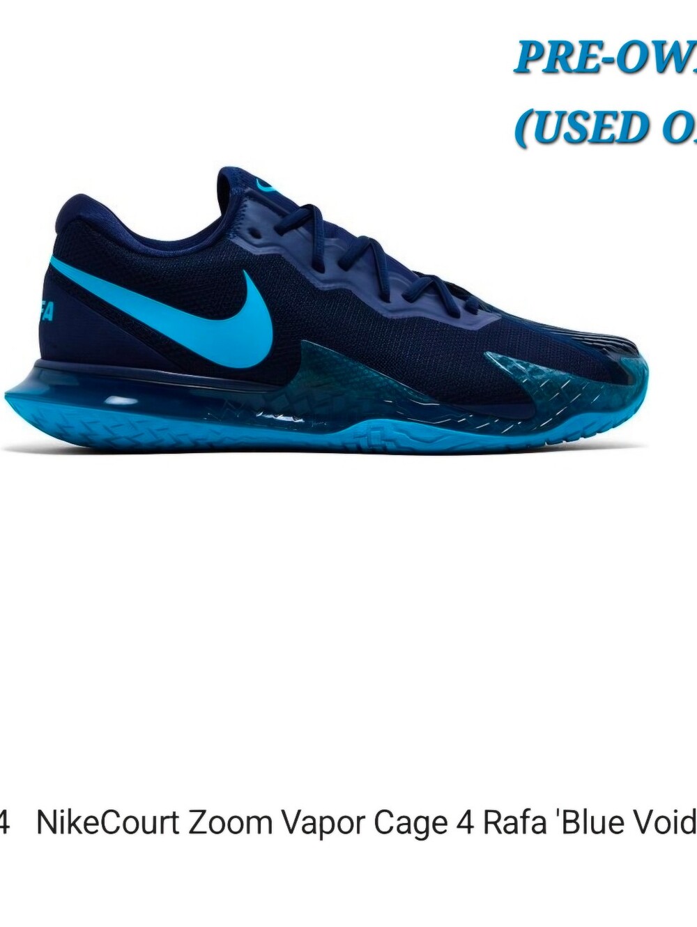 [M-10] Nike Court Zoom Vapor Cage 4 Rafa 'Blue Void/Laser Blue'